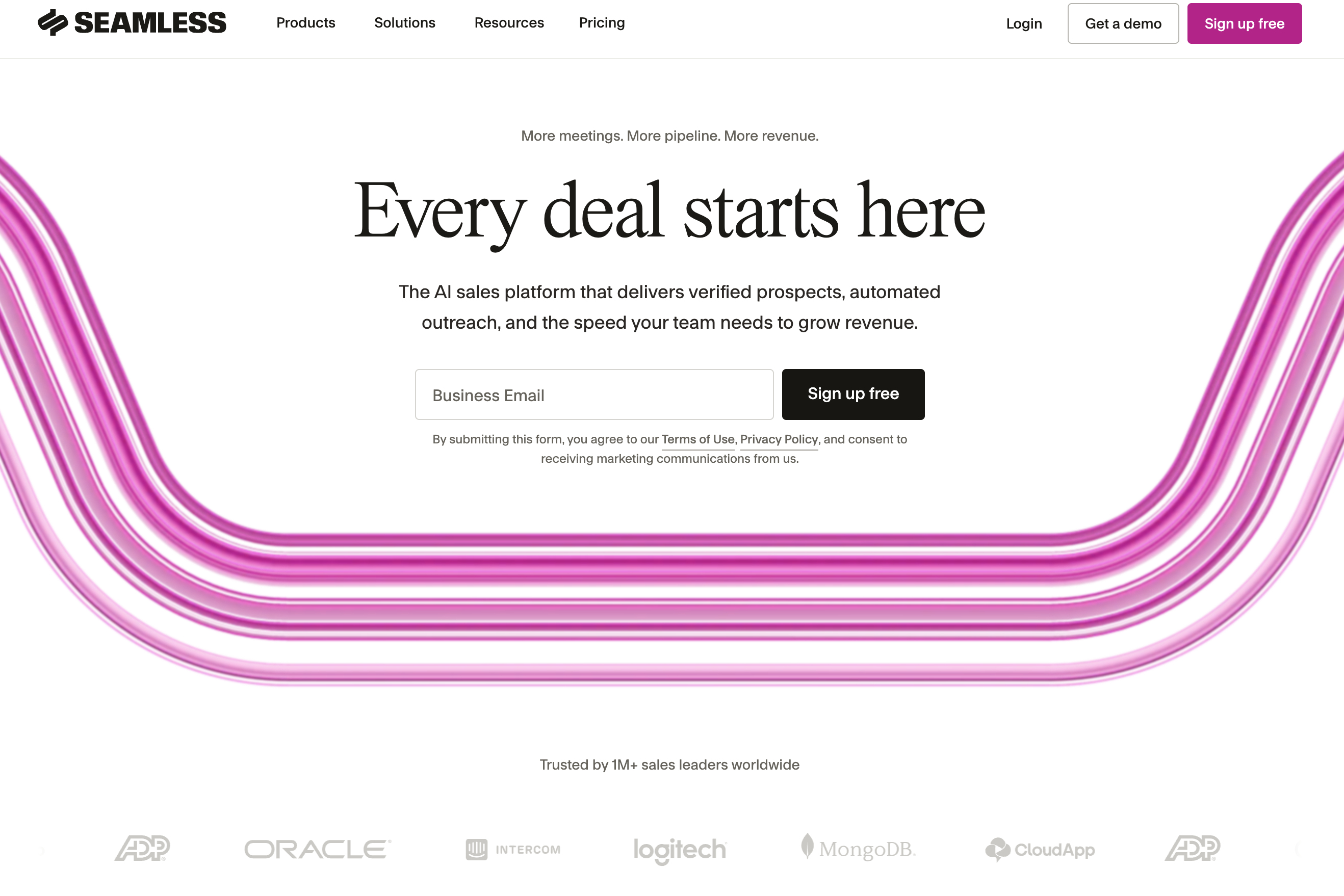Seamless.ai Homepage