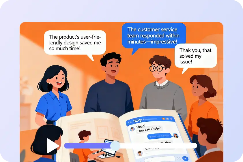 Trust-building business video