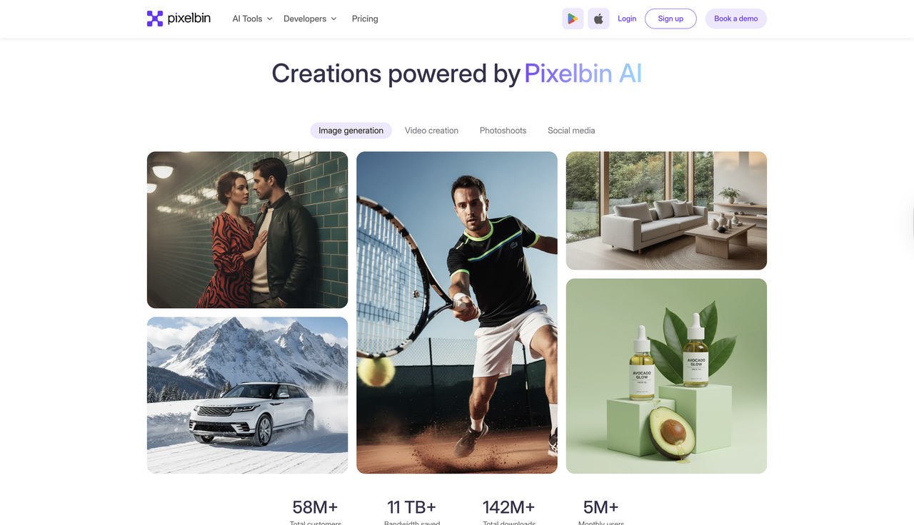 Pixelbin interface