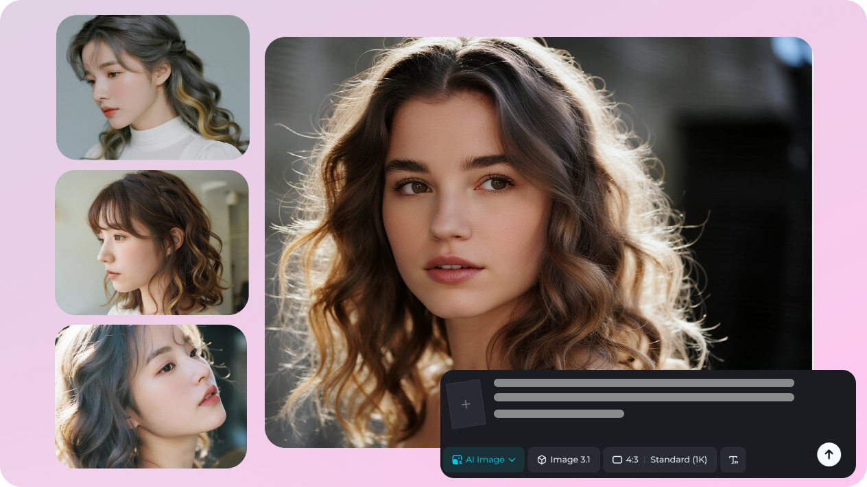 Metinle saç rengi değiştirici