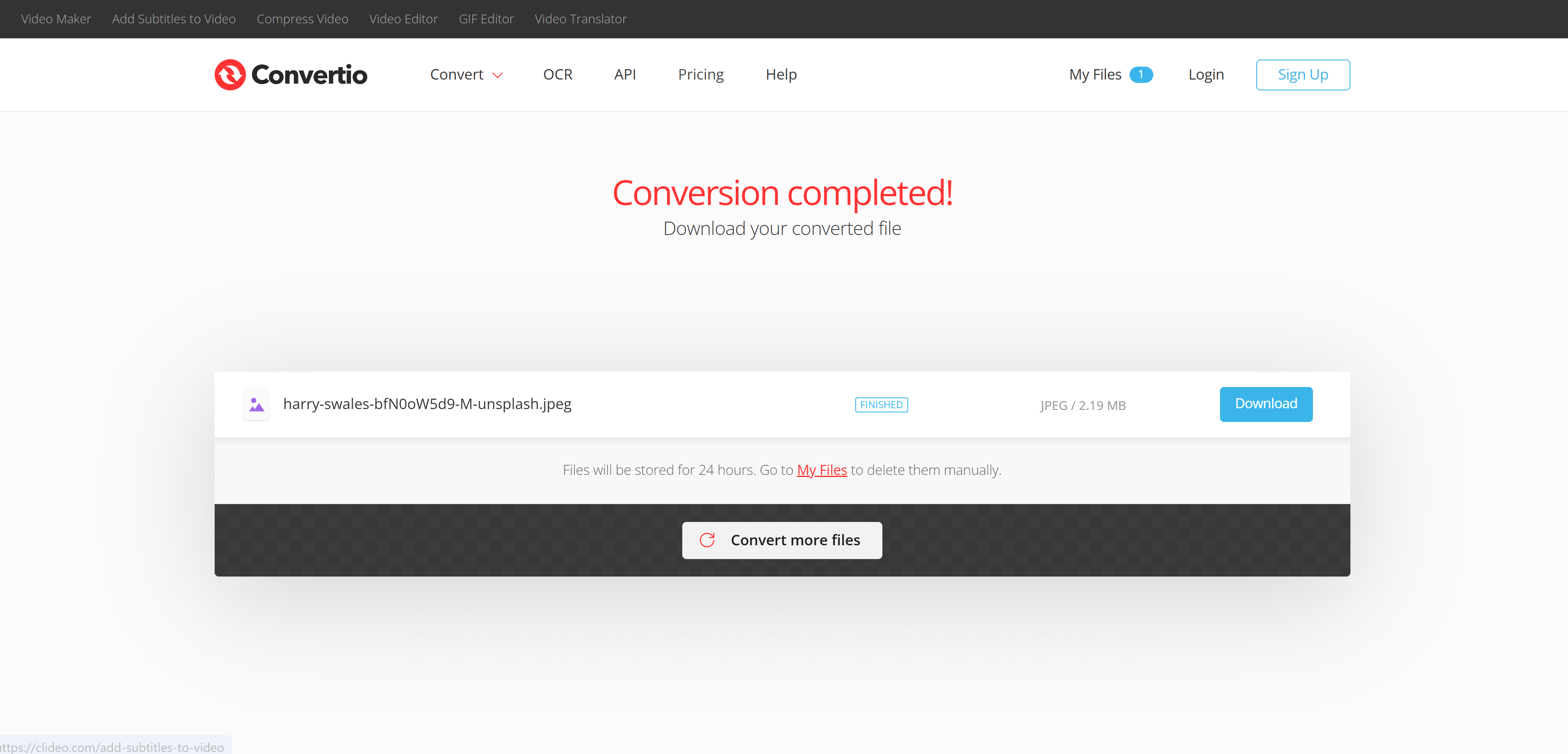 Convertio: free online HEIC to JPG converter