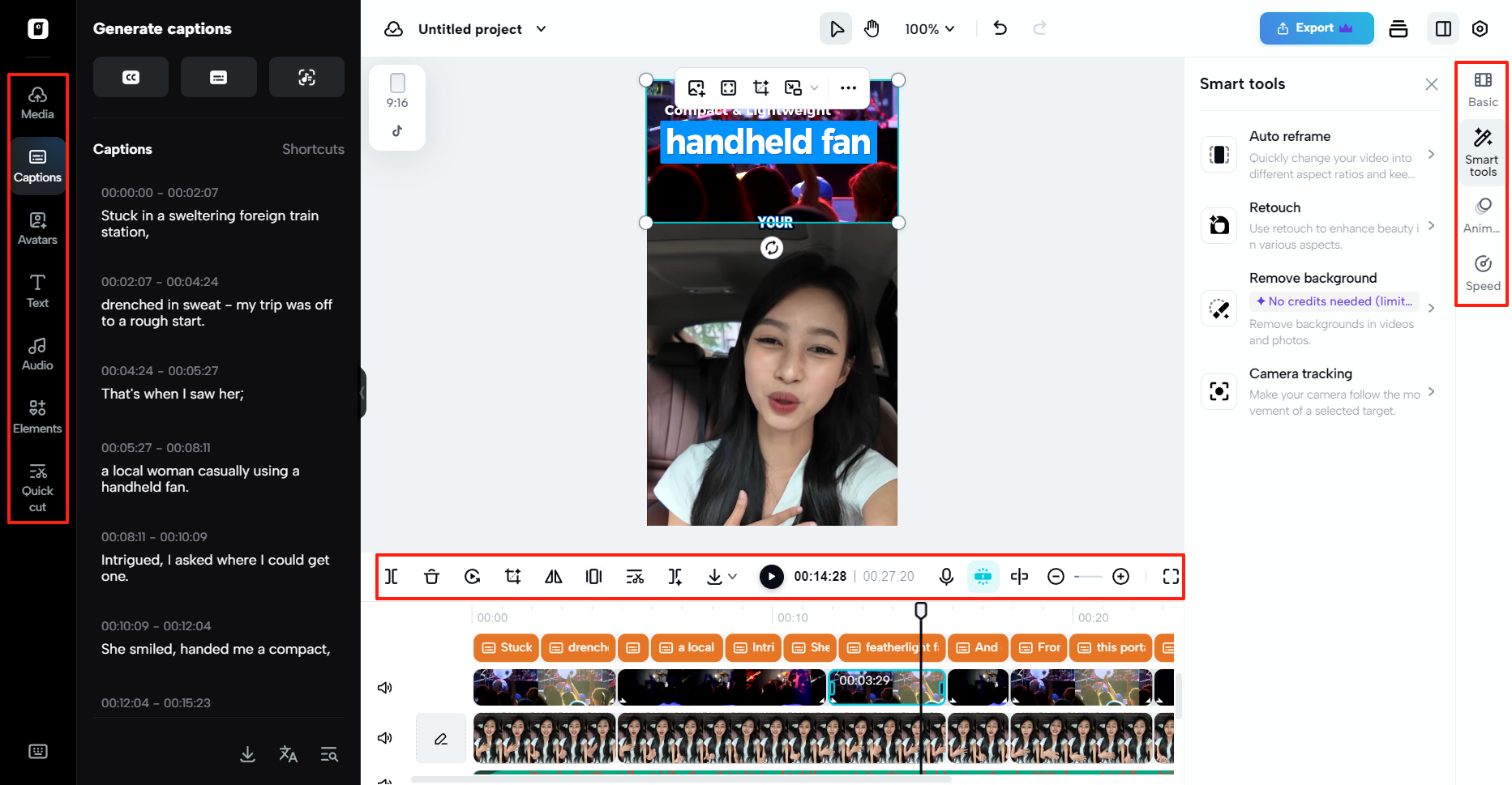 Edit and refine your video