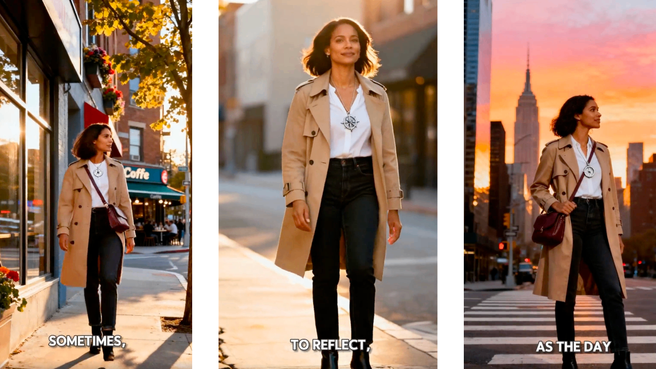 Walk scene video