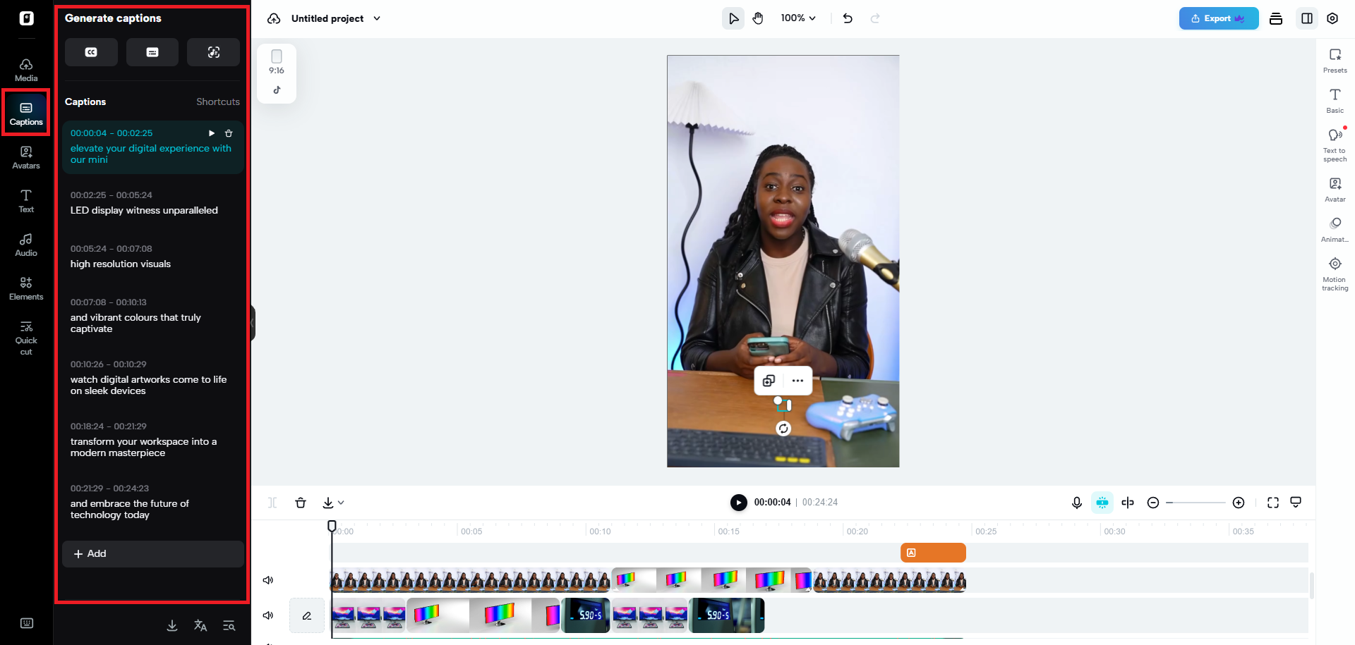 Automated subtitle and caption generation