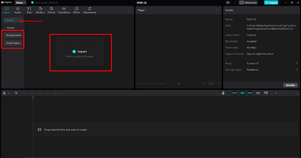 Sube videos o comienza a con almacenar videos