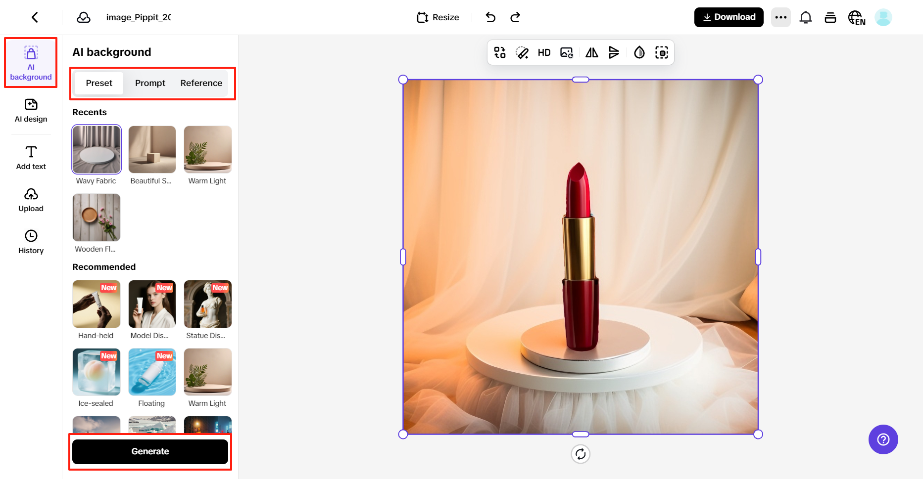Customize your digital product using AI tools