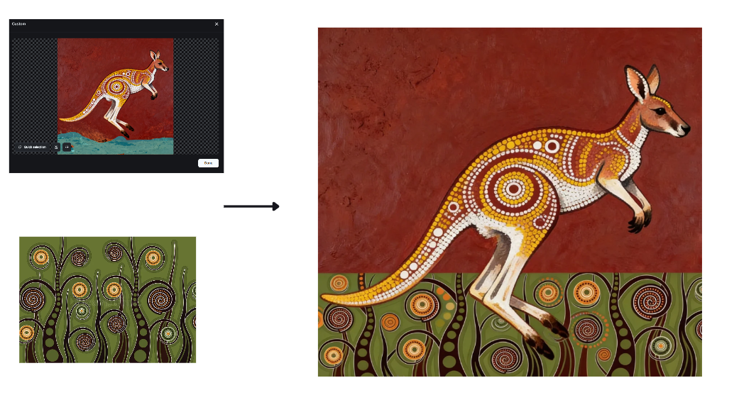 Interactive editing feature in Dreamina