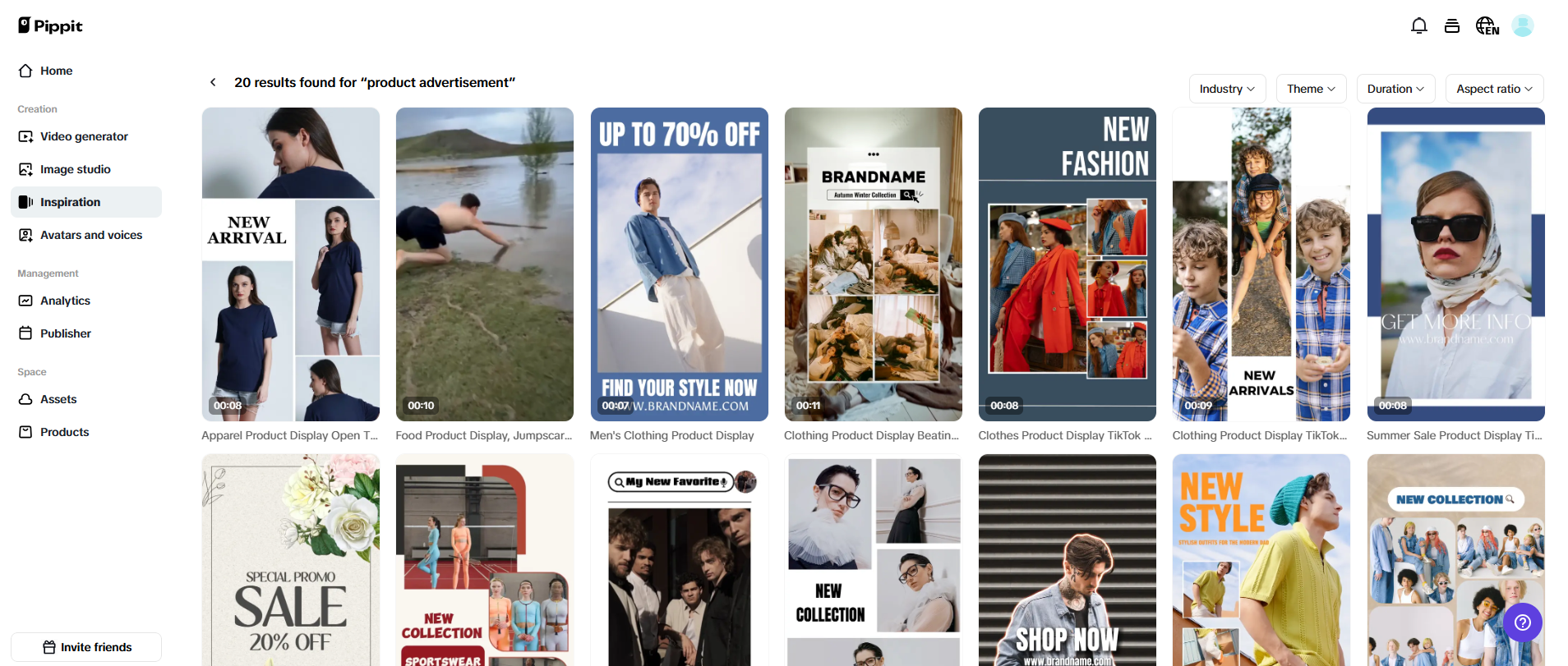 Multiple templates