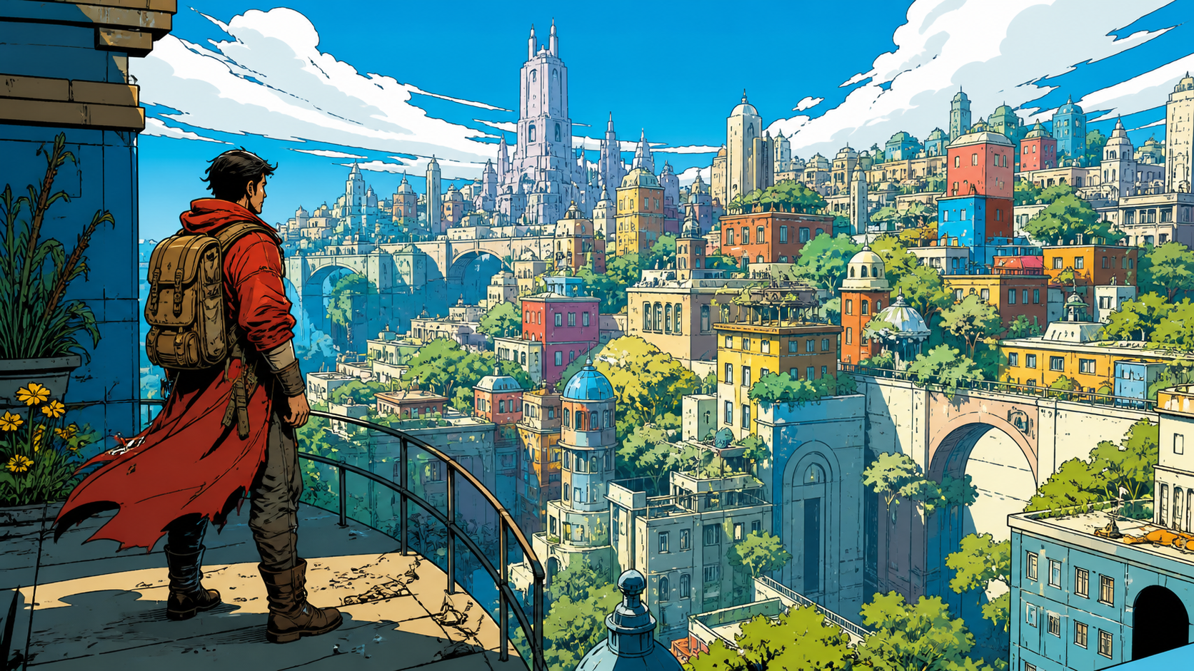 ภาพกราฟิก ภาพประกอบ ภาพการ์ตูน ตัวอย่างพร้อมท์ 1 - ฉากสตูดิโอภาพการ์ตูน