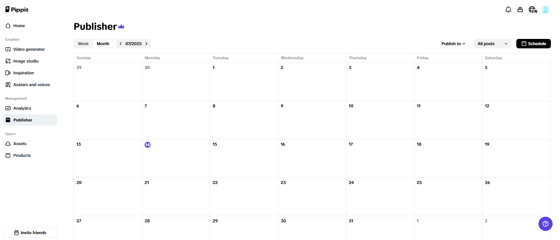 Auto publishing and analytics