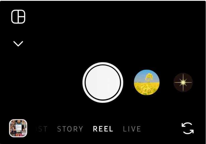 Showing how to make good reels by recording on Instagram