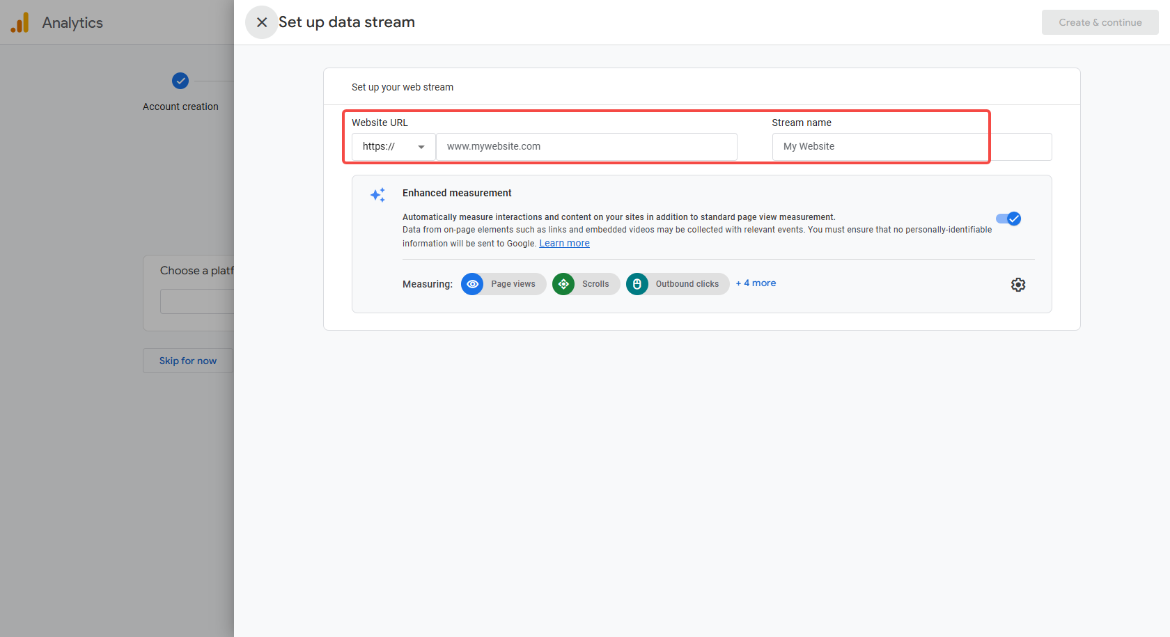 Uzyskaj dostęp do Google Analytics