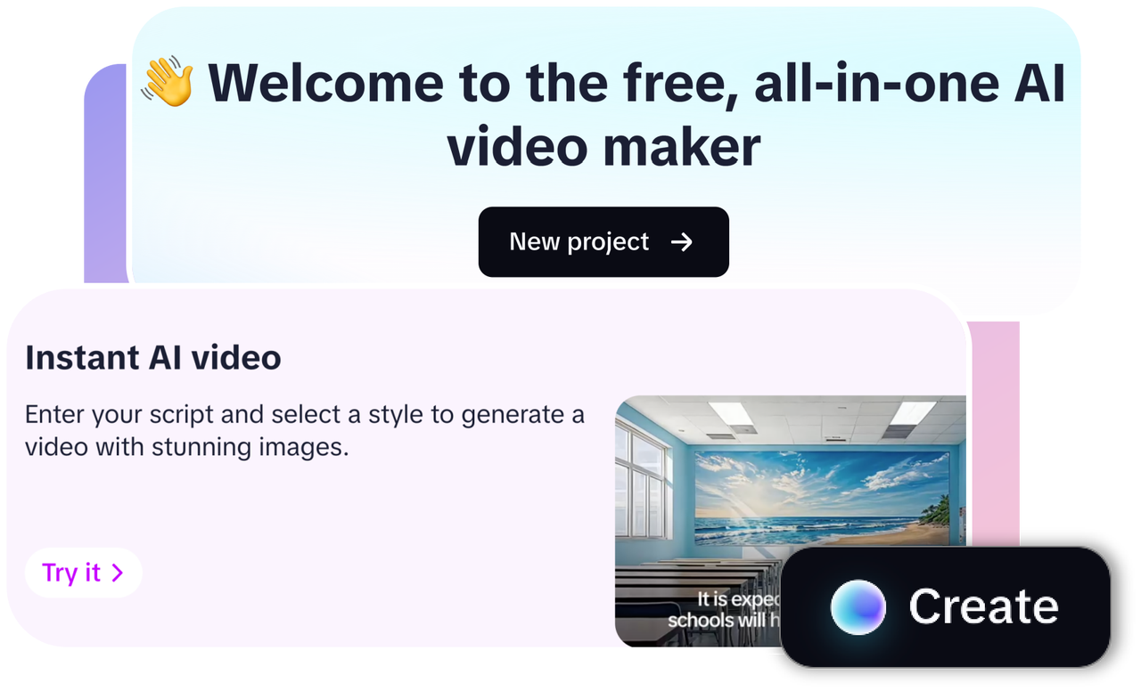 Top 7 Free AI Video Makers