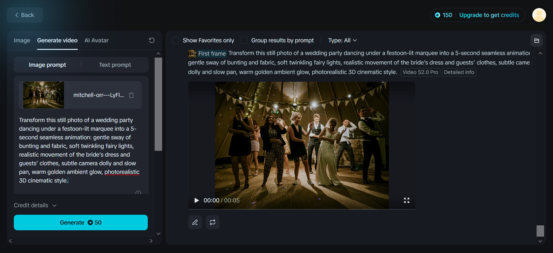 Image to video generation