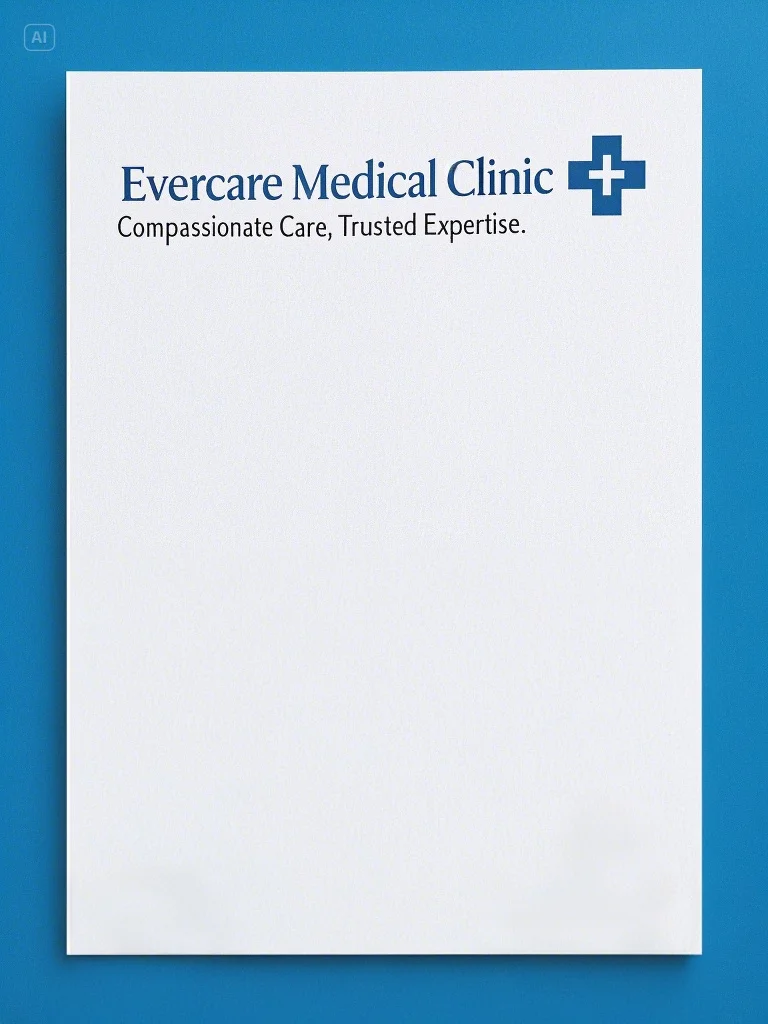 Medical practice letterhead