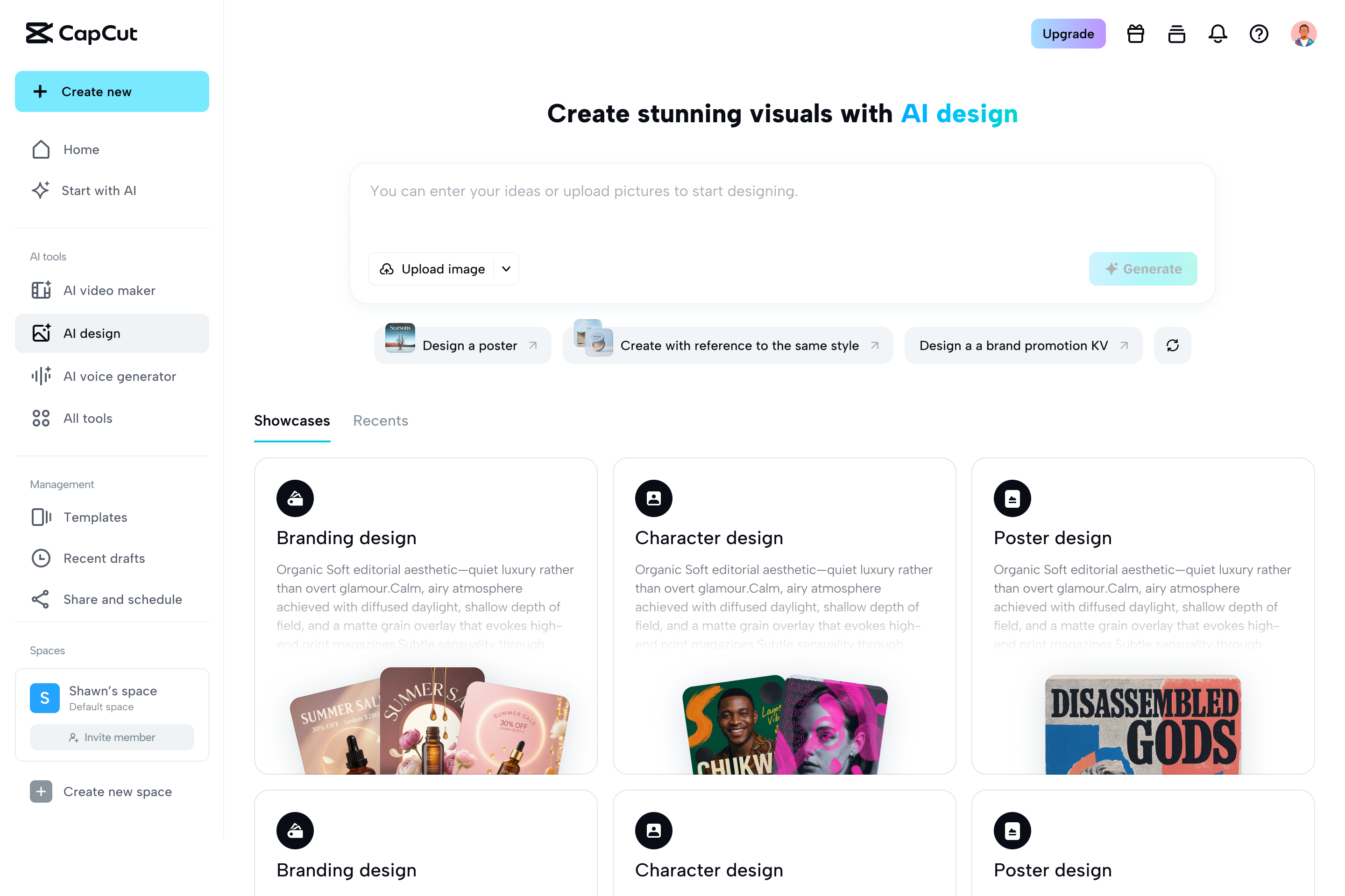 Generate custom AI portraits in seconds, with one click
