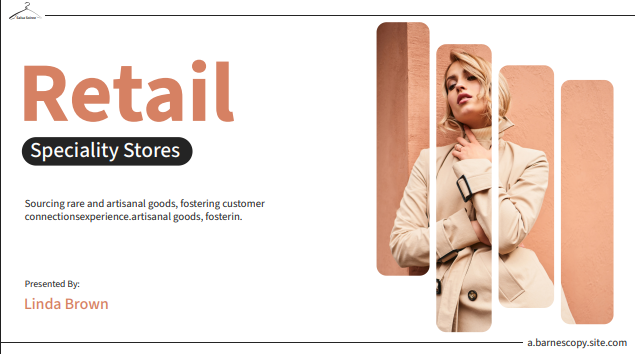 Product showcase template