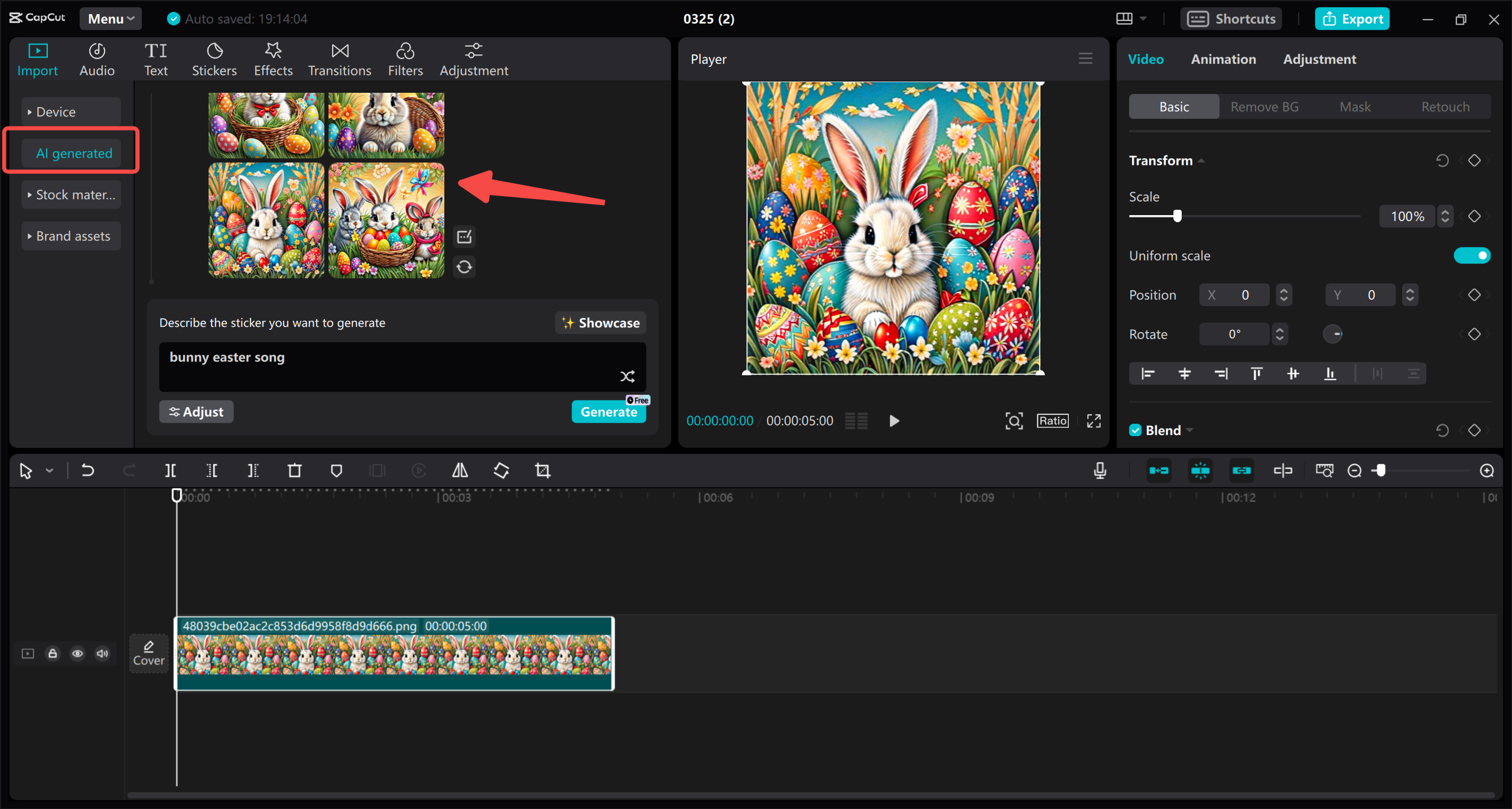 Edit video