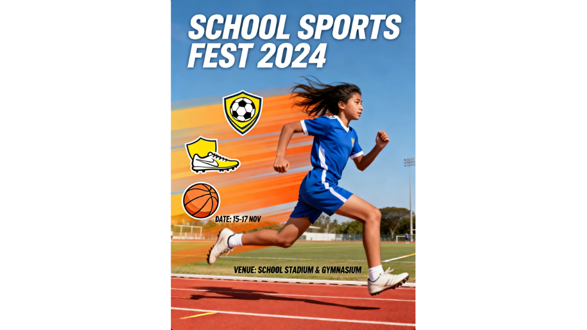 School sports poster