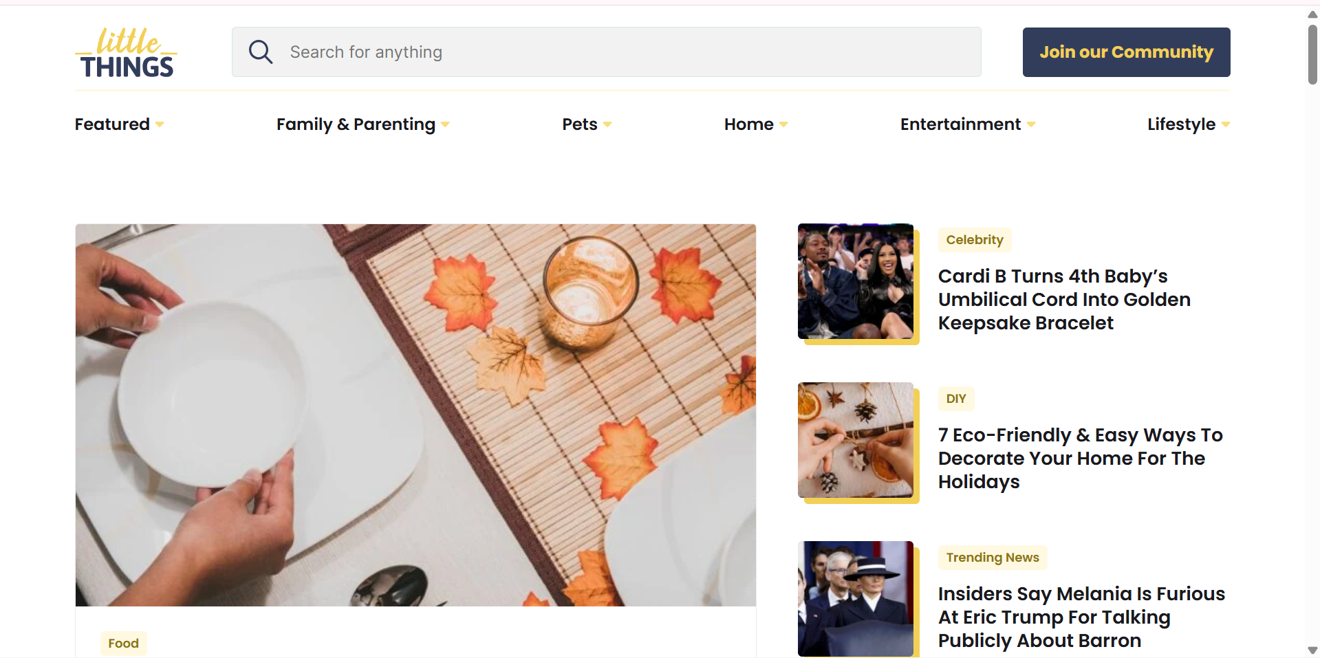Interface of LittleThings
