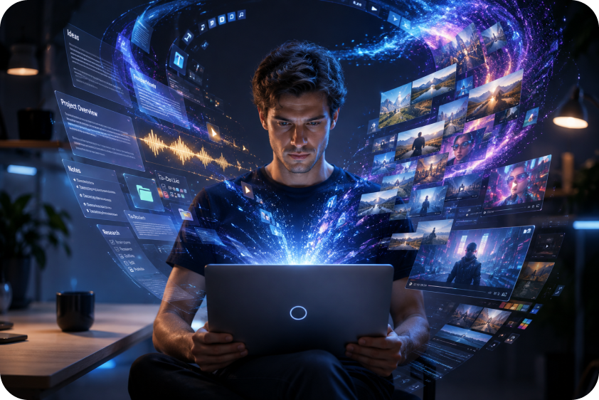 Unified workspace for all media