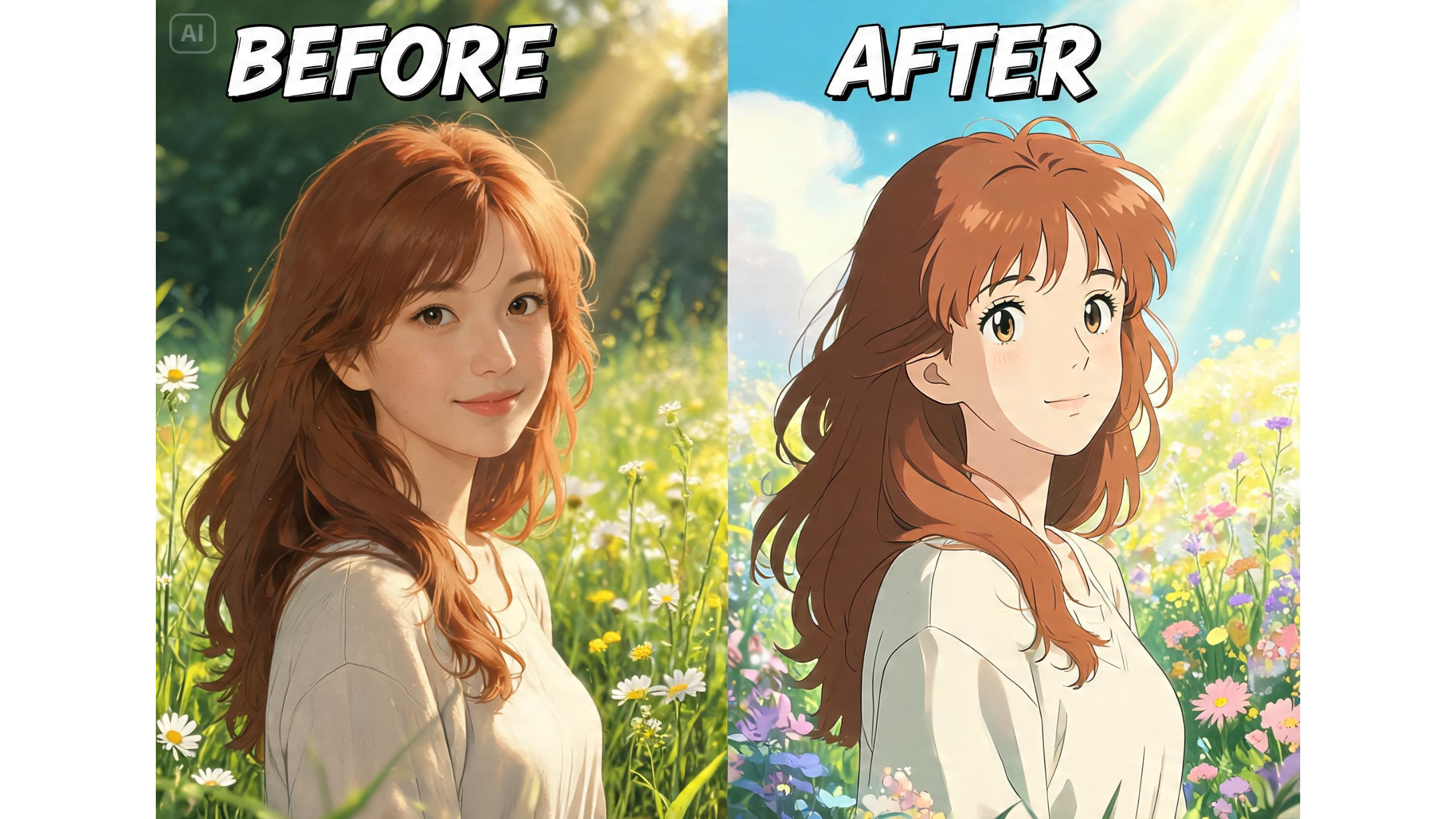 พร้อมสำหรับภาพถ่ายอนิเมะที่ได้รับแรงบันดาลใจจาก Ghibli ในฝัน