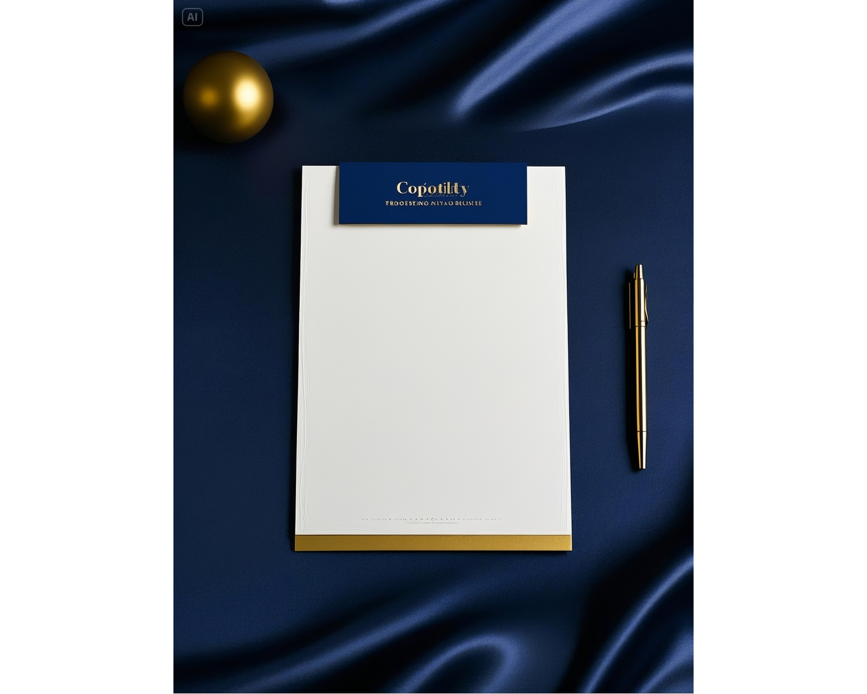 corporate or financial services letterhead