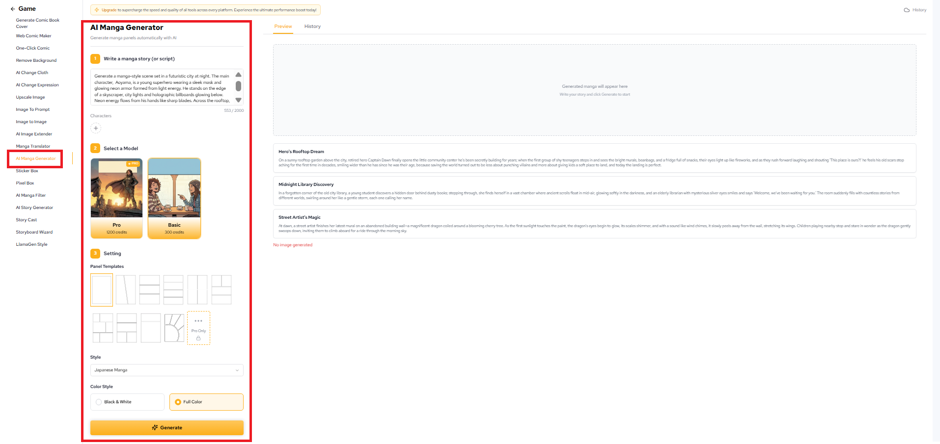 Customize your manga settings