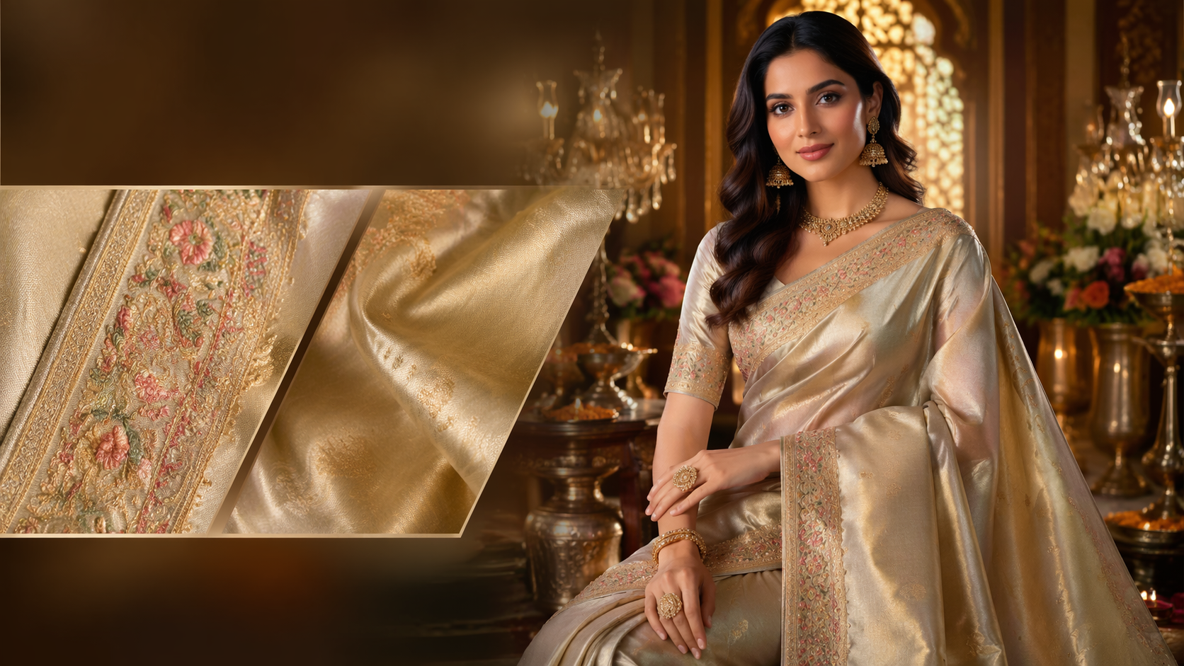 Dreamina AI Saree Try On 16:9 hero image