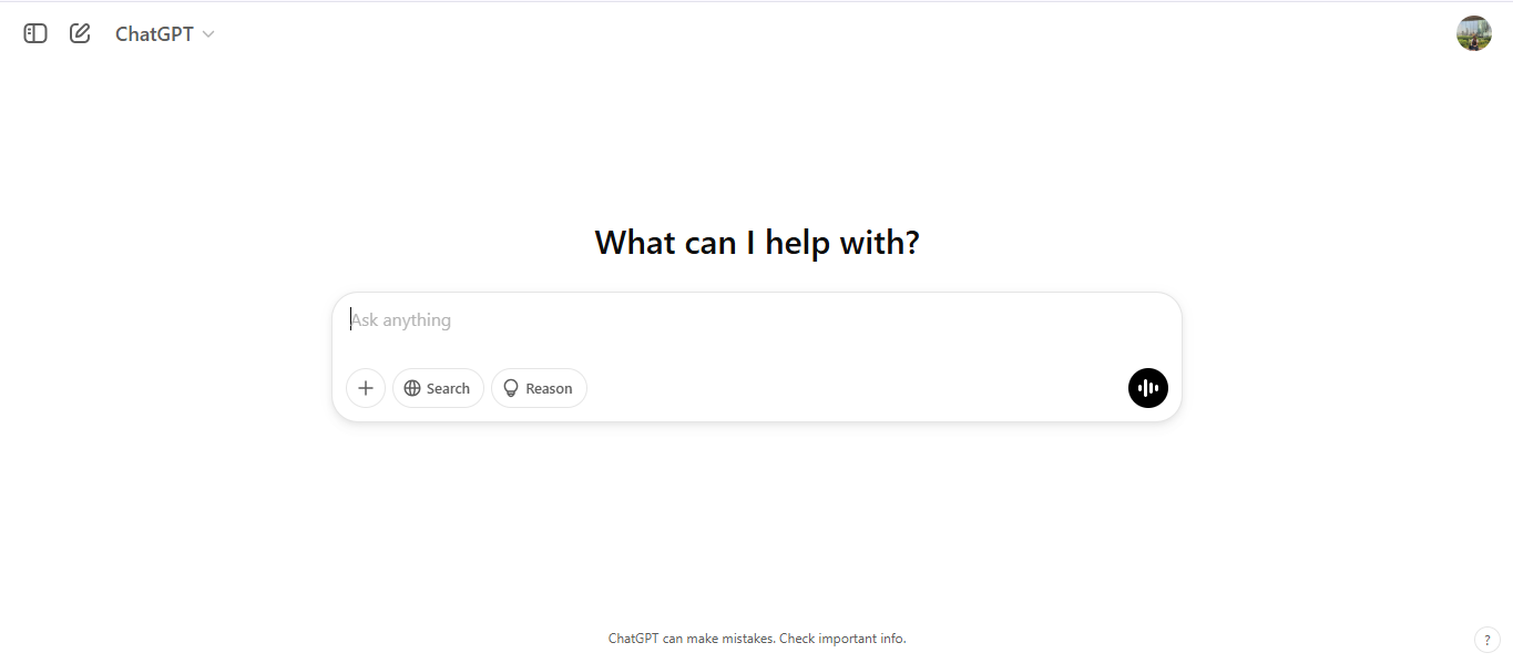 Go to ChatGPT's site