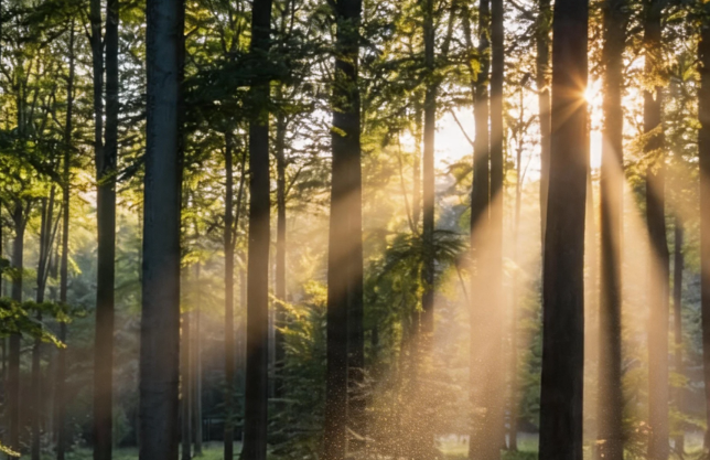 Ilustrație cu efect Tyndall