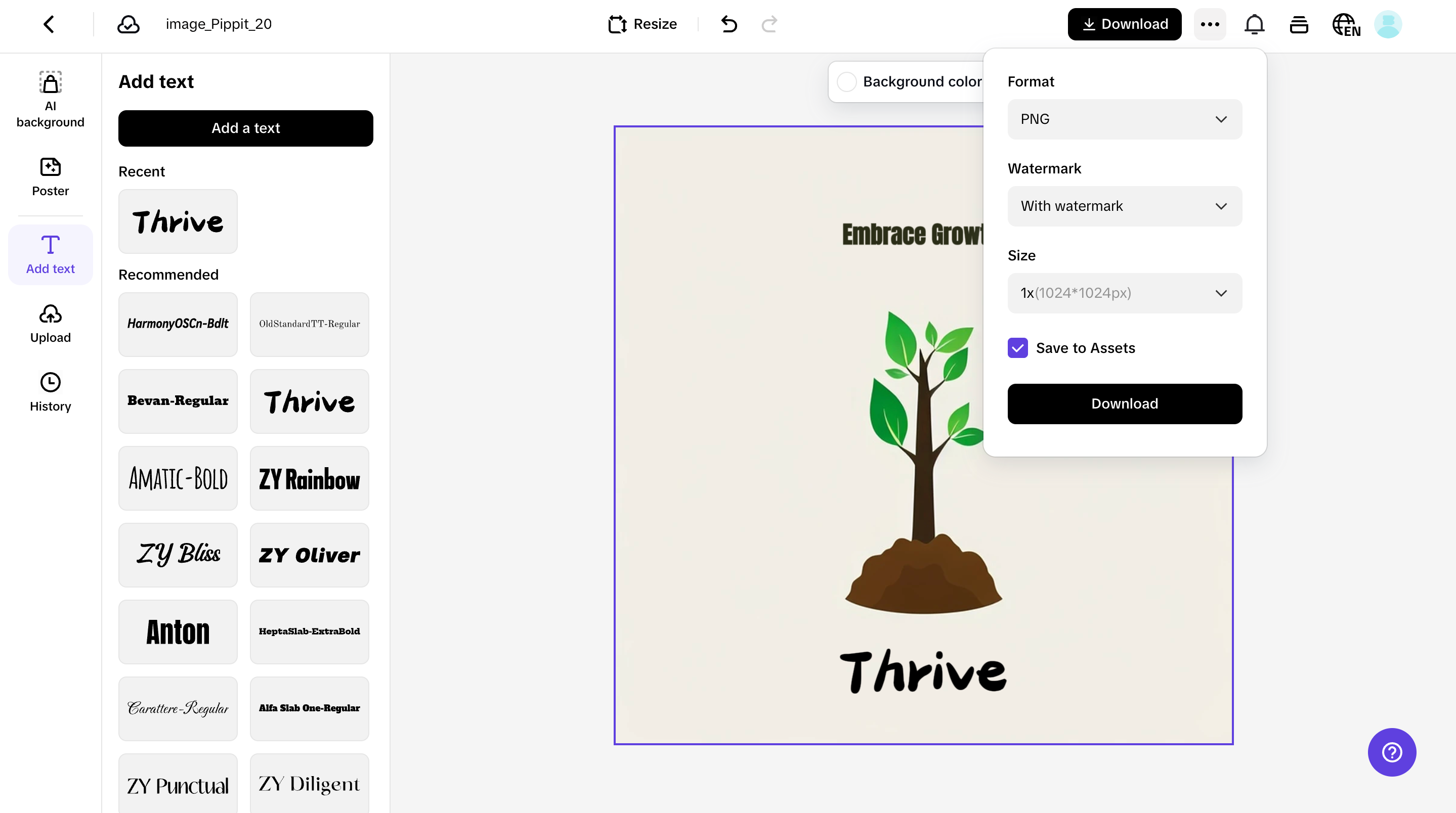 Download your poster