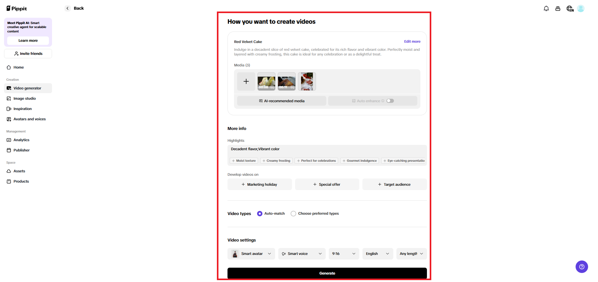 Customize your video info