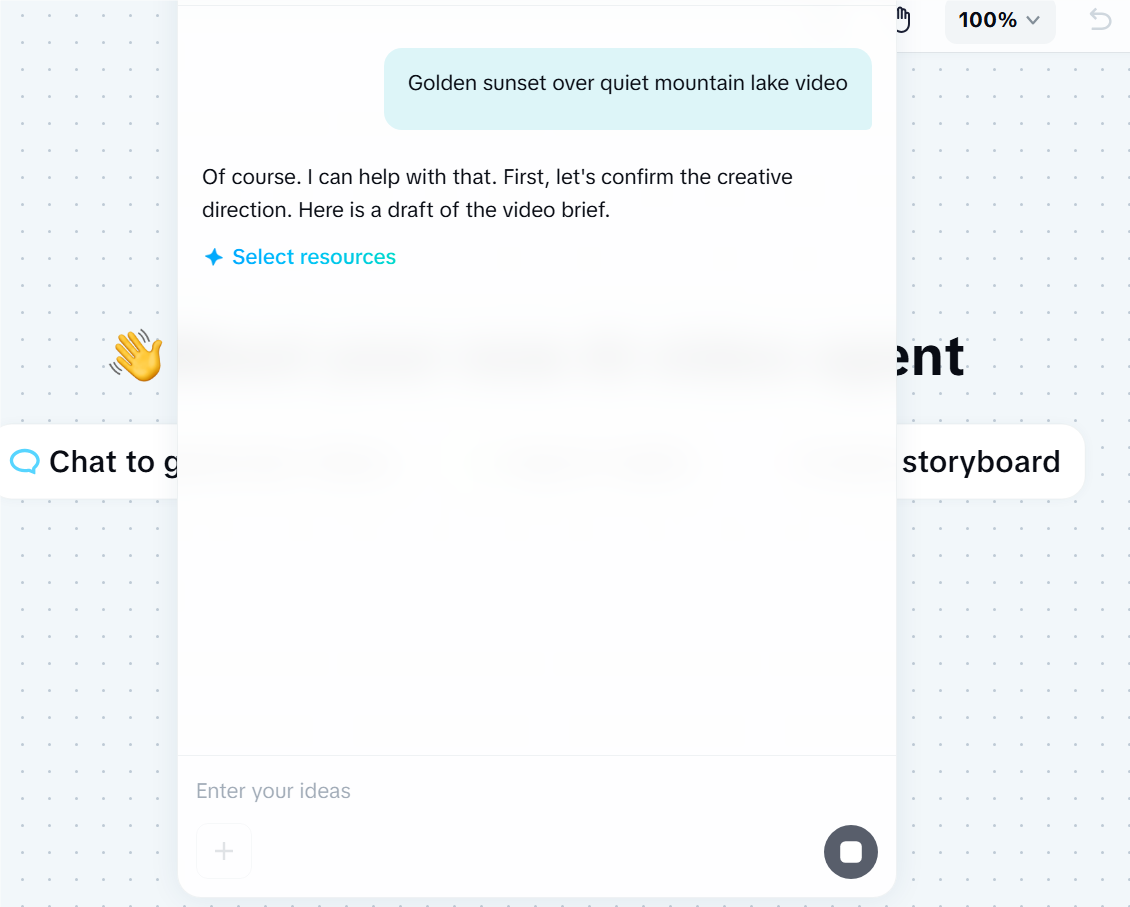 Nature scenery faceless video prompt