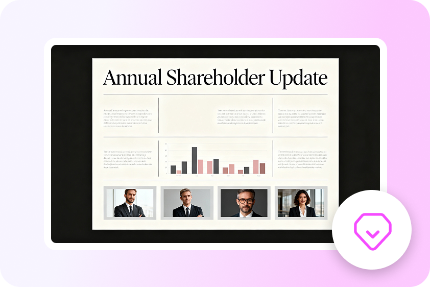 Provides polished layouts