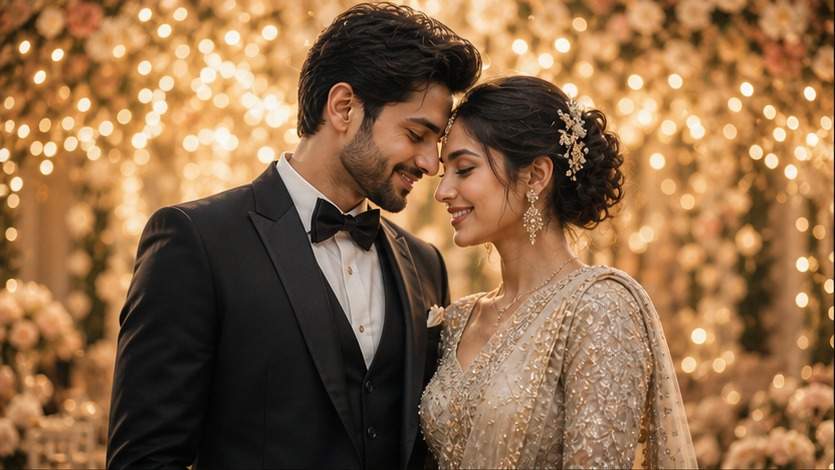 Prompt Seen Married Couple AI Photo example 1
