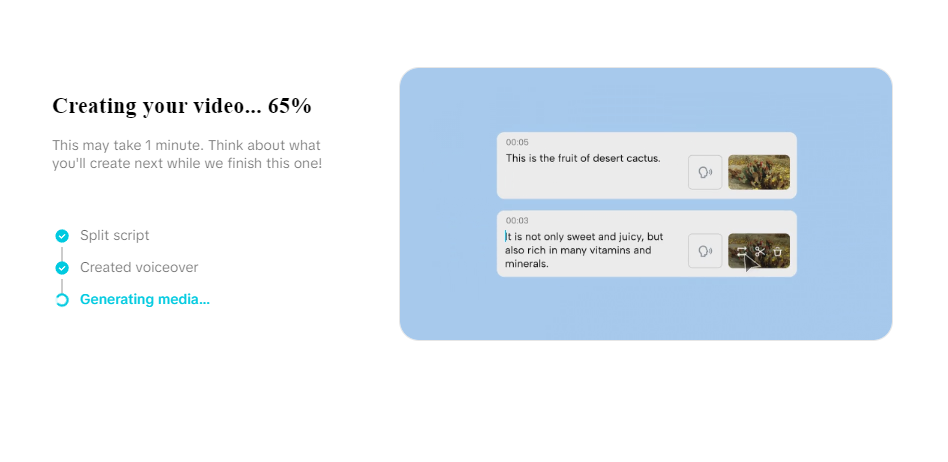 Generate a video in high speed using CapCut