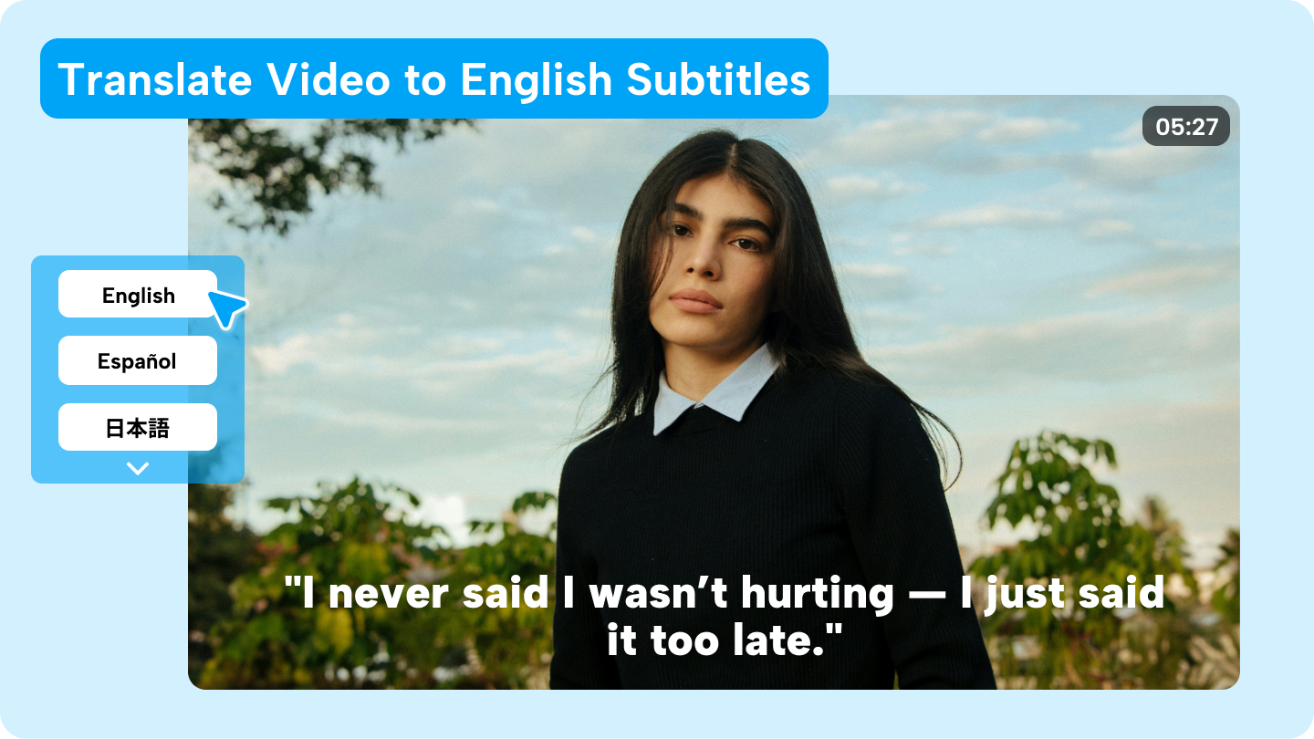 translated subtitles