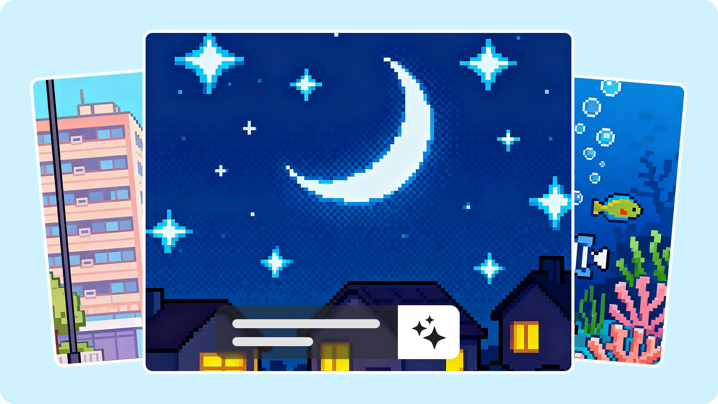 Pixel art generator 