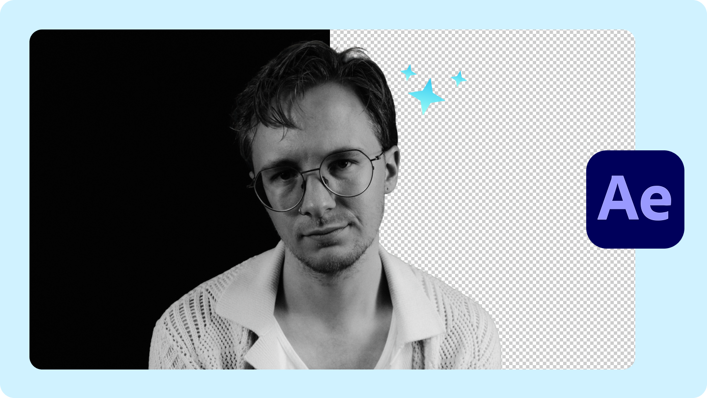 Remove black background after effects 