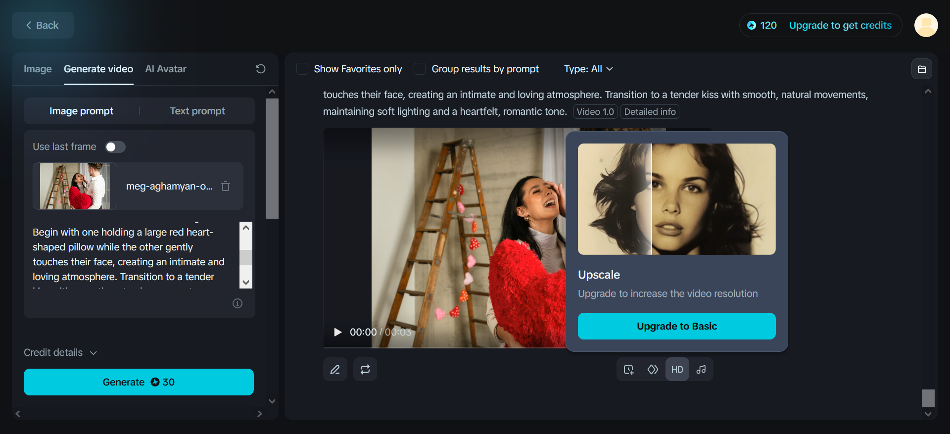 ai öpücük ücretsiz video oluşturucu
