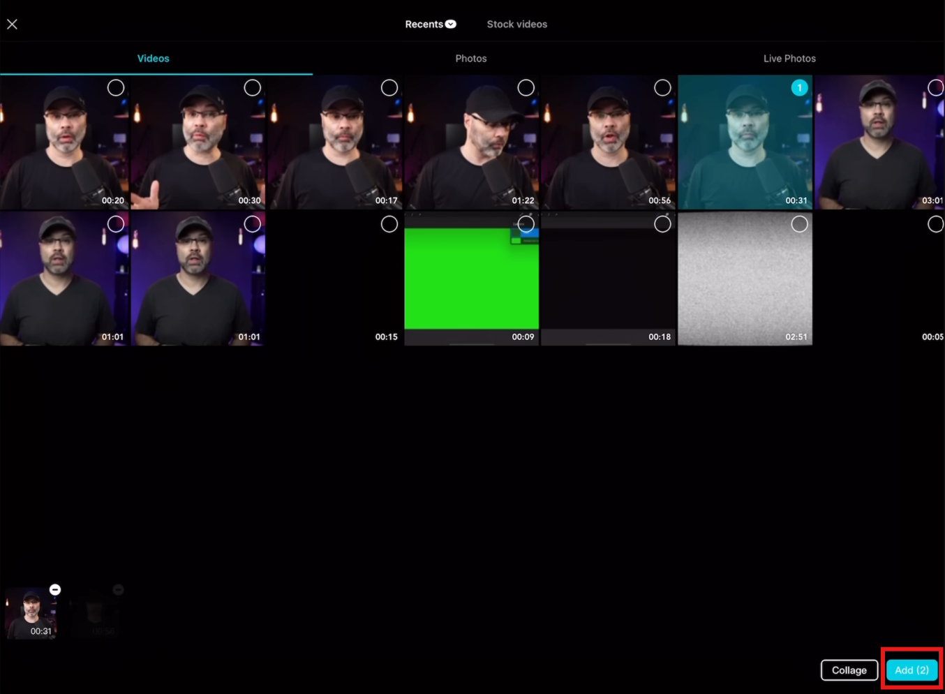 Import your media