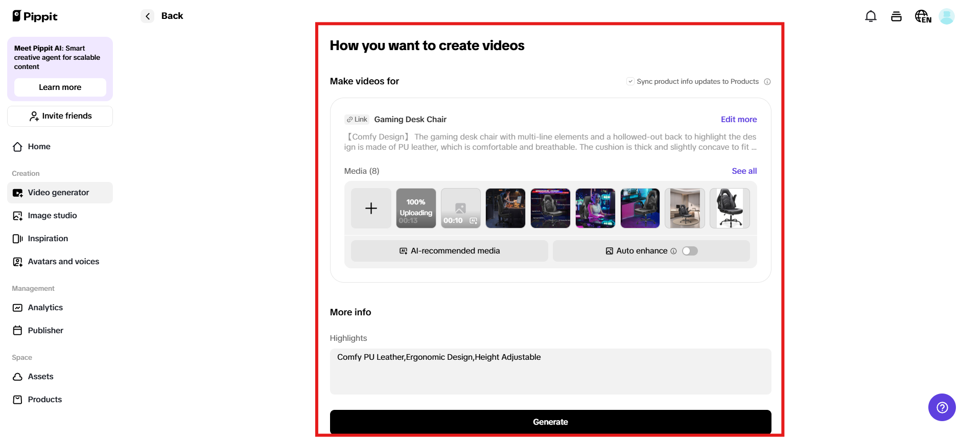 How you want to create videos