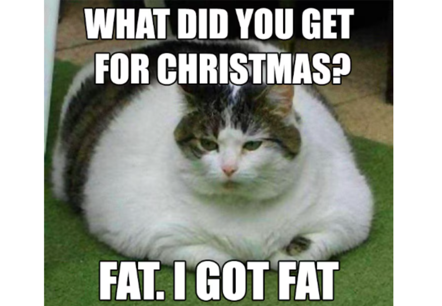 Relatable Christmas gift reaction meme