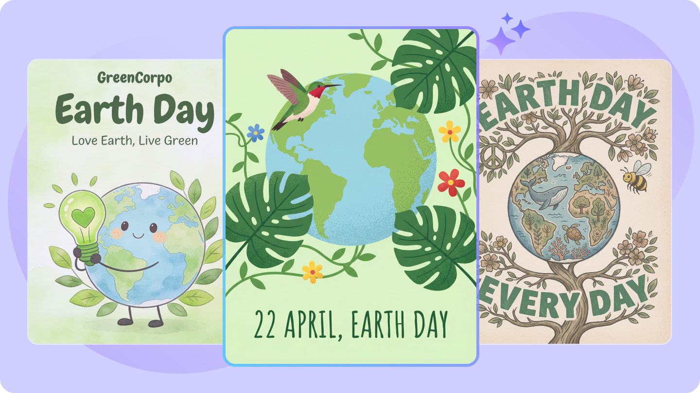 โปสเตอร์วันคุ้มครองโลก: คู่มือสร้างโปสเตอร์ที่โดดเด่นเพื่อกระตุ้นการตระหนักรู้อีโค