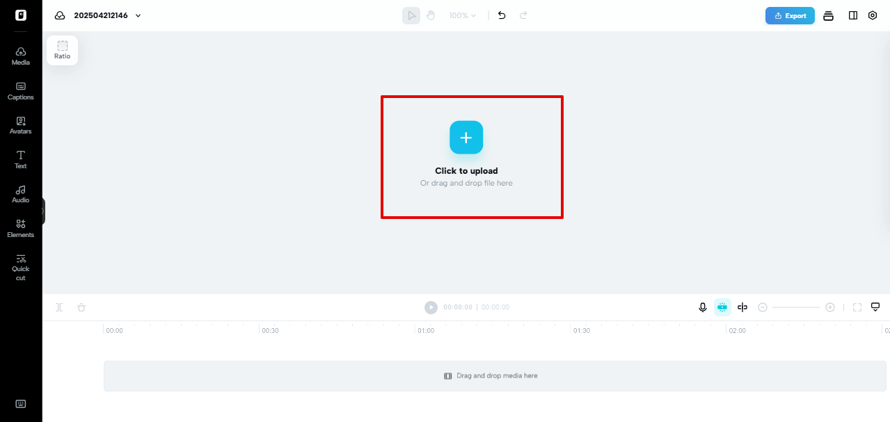 Pag-upload ng green screen na video sa Pippit
