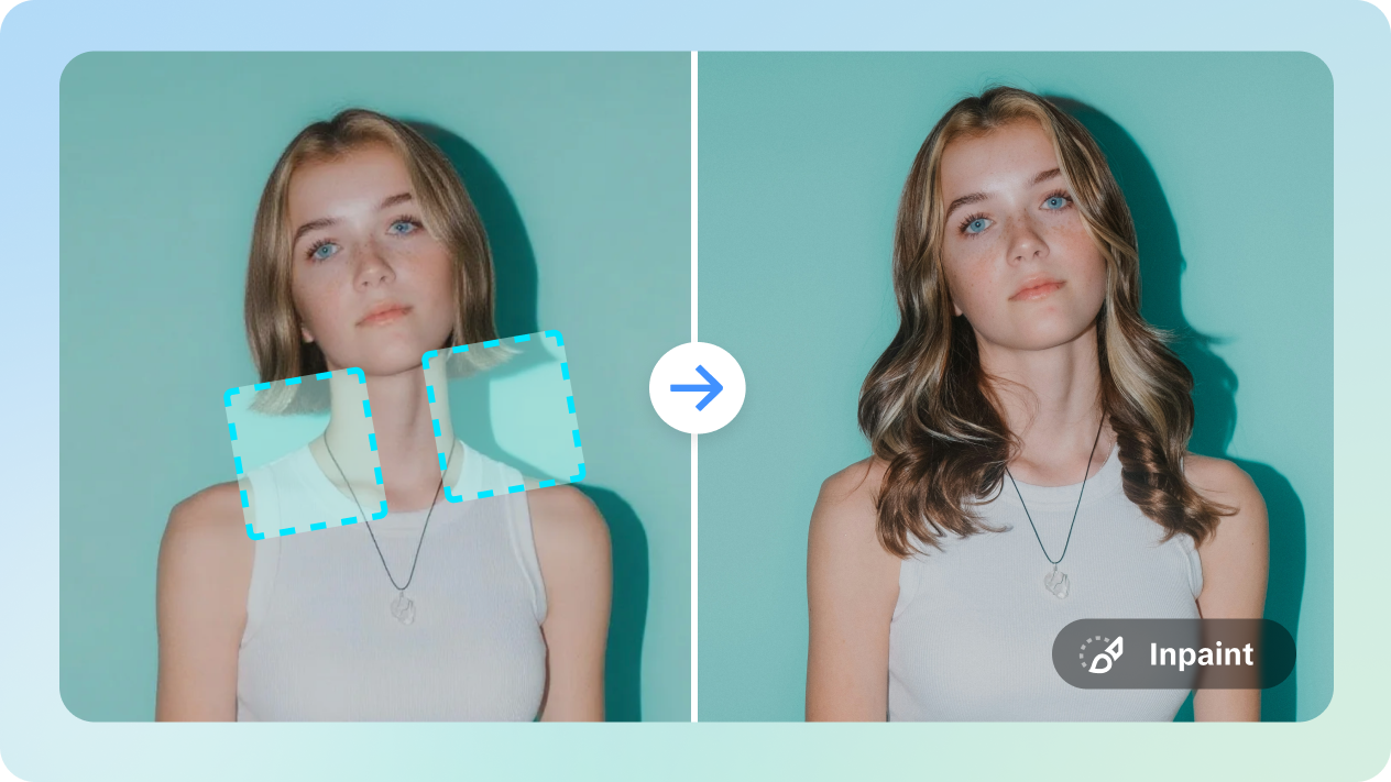 Hassasiyetle ai saç stili değiştirici