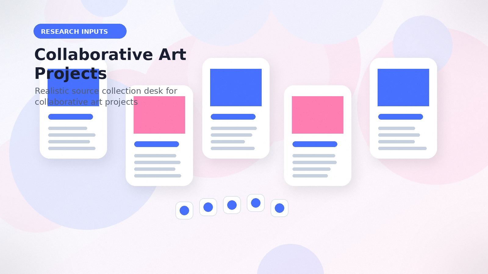 Collaborative Art Projects realistic research inputs visual for collaborative art projects