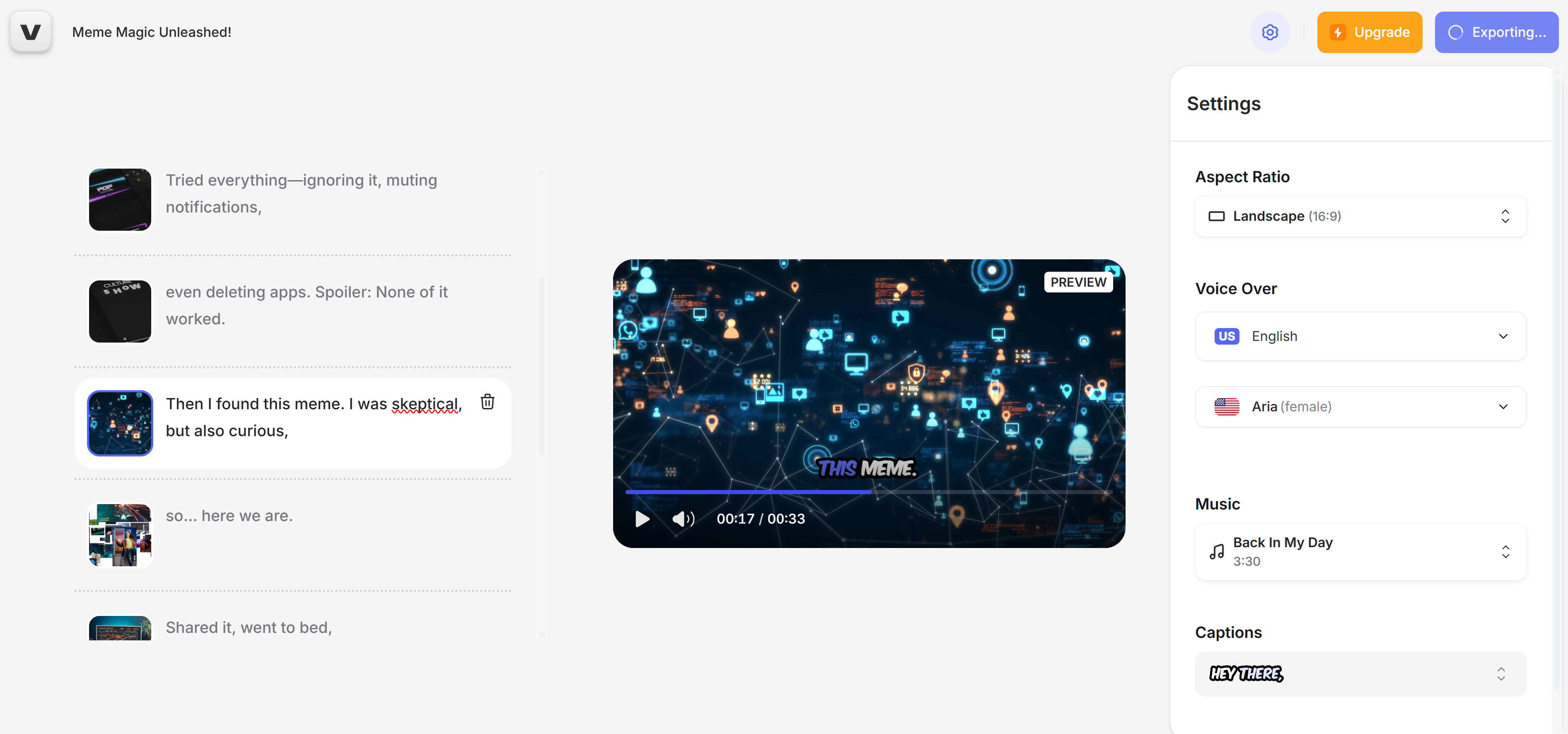 Creador de memes de video de YouTube