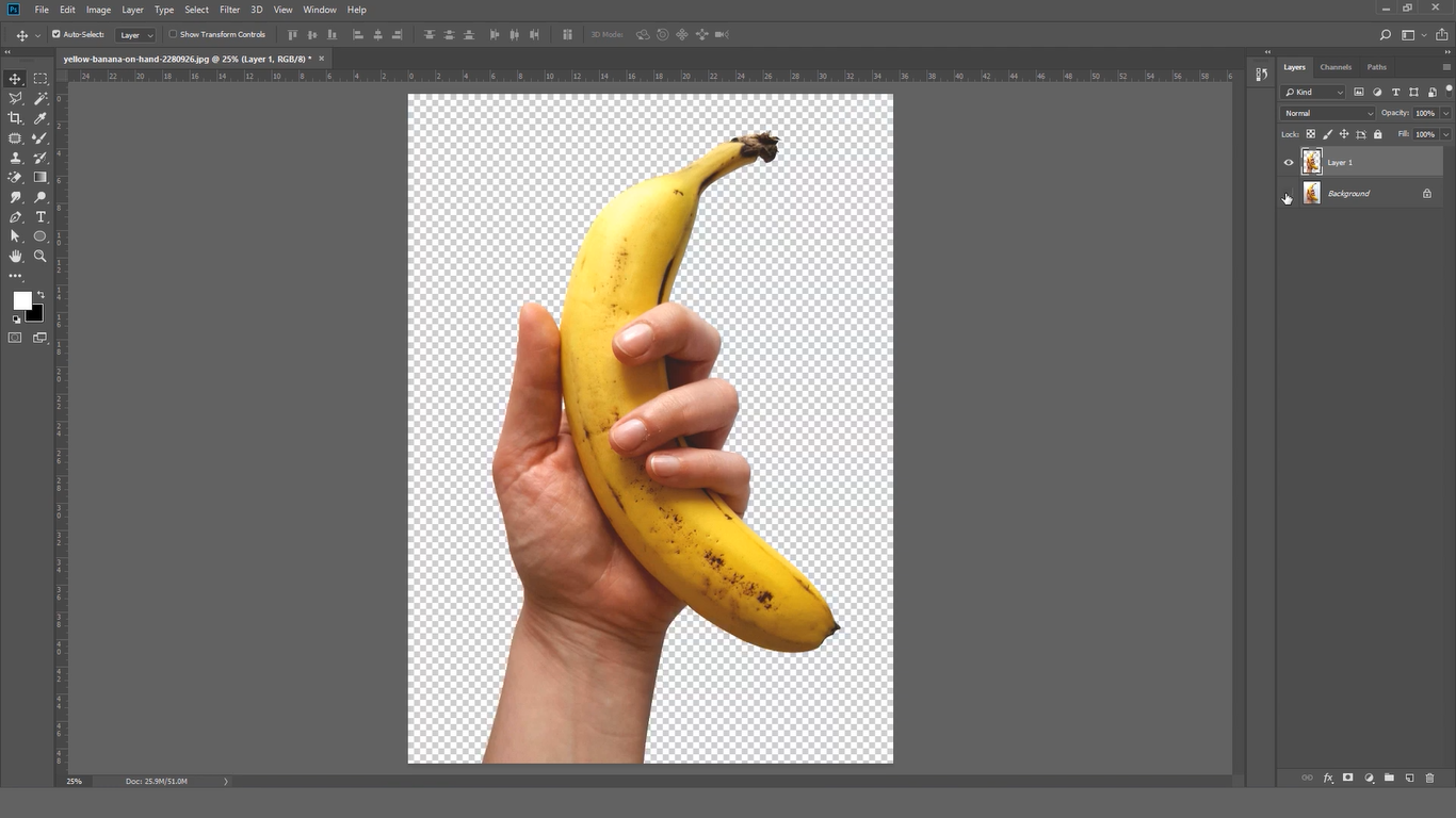 Remove the image background